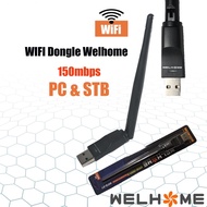 DONGLE / USB Wifi Adapter / Welhome Dongle / Wifi Adapter untuk PC dan Laptop 150mbps