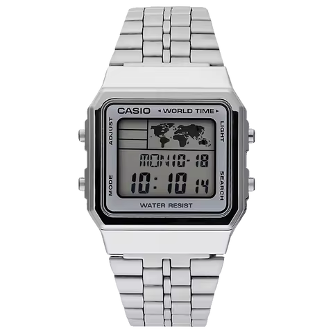 CASIO A500WA Digital Watch – LED Backlight, 5 Alarms, Stopwatch & Countdown