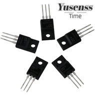 YUSENSS 5pcs Mosfet, 650V 10A MOS Field-Effect Transistor, N-Channel 10N65F TO-220F Black MOSFET Tra