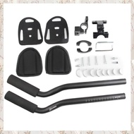 Bike Aero Bar Aluminum Alloy Aero Bars for Road Mountain Bike Bicycle Racing TT Handlebar Clip on Ar