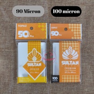 [READY] PAX - 50 pcs | Inner Sleeve Photocard PC KPOP Sultan Topaz 57.5 x 89 mm | 90 micron/ 100 mic