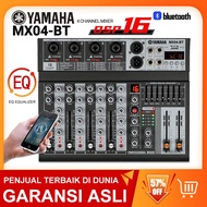 PERALATAN Yamaha MX04BT 4channels Professional mixing Console built-in EQ 16DSP Mode Bluetooth / PC / MP3 EQ mixing Equipment, D.J