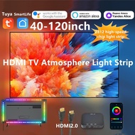 TUYA Music Sync TV Backlight HDMI Sync Color Atmosphere Light Strip for 40-120 Inch TV Voice Alexa