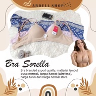 SORELLA Ds BRA Women Wireless SEAMLESS Plain SIZE 32B 36B 36C S1028525B