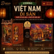 Combo Book Nook Vietnam Halom Heritage (Hanoi Ancient Town + Hoi An Ancient Town)