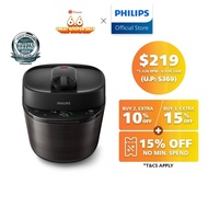 PHILIPS All-in-One 5L Pressurized Cooker Kitchen Appliances - HD2151/62, 1000W, 35 preset programmes