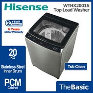 [FREE SHIPPING] HISENSE 20KG Washer Top Load Washing Machine ( WTHX2001S )