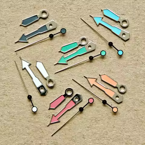 Watch Hands Fit NH35 NH36 NH38 7S26 7S36 4R35 4R36 Needle 8.5*12*12.5mm Green Luminou Black Blue Whi