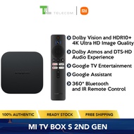 Xiaomi Mi TV Box S / TV Box S 2nd Gen | Google TV | Google Assistant Remote Streaming Media Player | 4K Ultra HD 2G 8G | Netflix Youtube Media Player IPTV