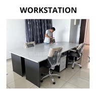 ✅BUMBUMBEE ✅4 Seater Workstation Grey Office Table/ Standard Office Table/Site Use Office Table