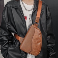 Tas Selempang Pria Kulit Tas Kulit Pria Keren Tas Bahu Clasik Kecil Tas Jalan