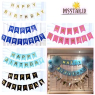 Happy Birthday Banner Birthday Flag/ Birthday Decoration/ Birthday Banner Party Decoration/