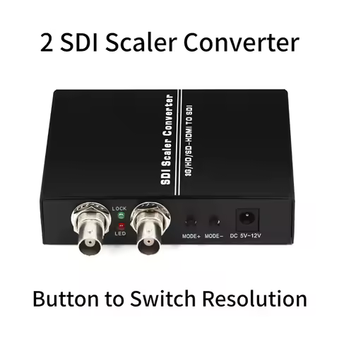 HDMI to SDI Scaler Converter Adjust resolution Full HD 1080P50/60Hz 3G/SD/HD HDMI to Dual SDI Audio