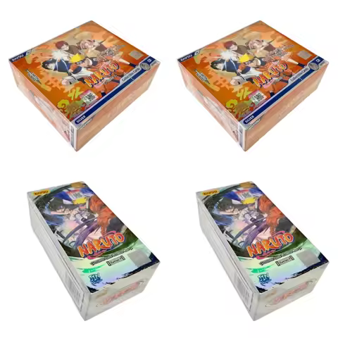 KAYOU Authentic Naruto New W6T4 W8T2 English Version Anime Card Box Rare UR HR SR Collection Card Ni