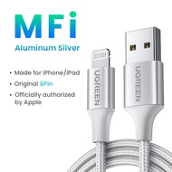 UGREEN MFI สายชาร์จไอโฟน Charging Cable iPhone Charger Apple Charging Cable สำหรับ iPhone 14 13 Pro Max iPad iPod Model: 60156