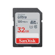 SanDisk Ultra SD Card Memory Card ขนาด 32GB Class 10 Speed 120MB/s (SDSDUN4-032G-GN6IN)