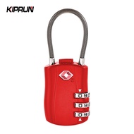 KIPRUN TSA Approved Luggage Lock, 3-Digit Metal TSA Customs Code Lock, Keyless Password Padlock, Tra