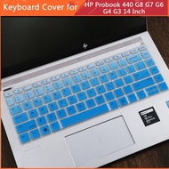 Laptop Keyboard Cover HP Probook 440 G8 G7 G6 G4 G3 14 Inch HP Pro G1 446 G3S ProBook 445R G6 AMD Version ZHAN 66 Keyboard Protective Film