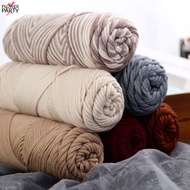 【8plys】Milk Cotton 8ply 100g Yarn Wool Thread For Knitted Scarf Handmade DIY Crochet Lover 100G