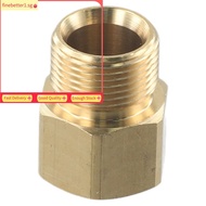 【FINE】M22 15mm Male Thread to M22 14mm Female Metric Adapter Pressure Washer Brass