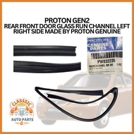 PROTON GEN2 REAR FRONT DOOR GLASS RUN CHANNEL LEFT RIGHT SIDE MADE BY PROTON GENUINE