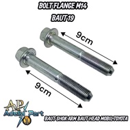 M14 FLANGEBolt 19 BOLT SHOCK ARM BOLT TOYOTA CAR HEAD BOLT