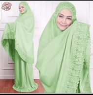 Mukena Dewasa Siti khodijah Premium Free Tas Cantik mewah Elegan