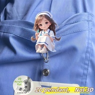 2D Acrylic Nurse Badge Holder with a Retractable Badge Reel And a Cute Design for Medical Stud