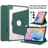 For Samsung Galaxy Tab S6 Lite 10.4 2020 Tablet Case 360° Degree Protective Transparen Cover Case SM-P610 P615 P613