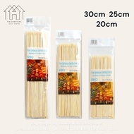 0.4mm Bamboo Skewer Bamboo Satay Barbecue Stick / Kayu Cucuk Satay Lidi Bunga Telur 精选竹签