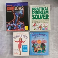 used XJ3-0409-ss How The Body Works/ Practical Problem Solver/ Fountain Of Youth/ The Buddha's Appre