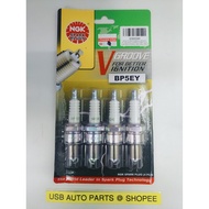 Saga Wira Kancil  NGK BP5EY / BP6EY V Groove For Better Ignition Spark Plug Kepala Besar BP5ES BP5ES