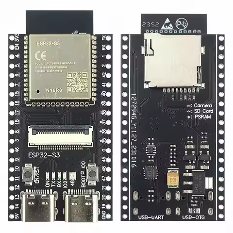 ESP32-S3 WROOM N16R8 Development Board 2.4G Wifi BT Camera Module for OV2640 OV5640 8MB PSRAM 16MB F