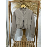 Claude cardigan zipper