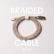 [ktechs] RGB Braided Cable for Custom Mechanical Keyboard Accessories