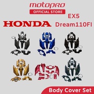 Honda EX5 Dream 110 FI Fuel injection Full Body Cover Set Coverset Caver Kaver Set Blue Gold Red Bla