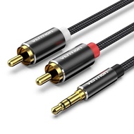 Vention RCA Cable 3.5mm to 2RCA Splitter RCA Jack 3.5 Cable RCA Audio Cable for Smartphone Amplifier