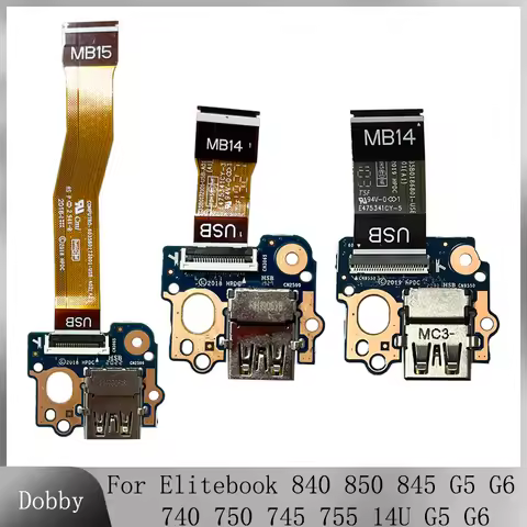 Original New For HP Elitebook 840 850 845 G5 G6 740 750 745 755 14U G5 G6 Notebook SPS USB Board Wit