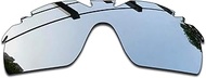 Premium Polarized Mirror Replacement Lenses for Oakley RadarLock XL Vented OO9170 Sunglasses - Silver Mirror