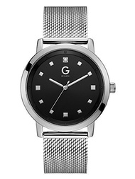 G by GUESS Men s Silver-Tone Crystal Mesh Watch