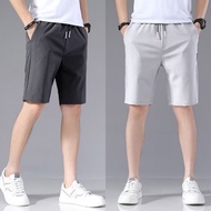 เสื้อนอกฤดูร้อนกางเกงขาสั้นระบายอากาศเอวยางยืดผู้ชายกางเกงลำลองยางยืด