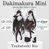 DAKIMAKURA MINI TSUKATSUKI RIO Blue Archive Bantal Anime Waifu Mini