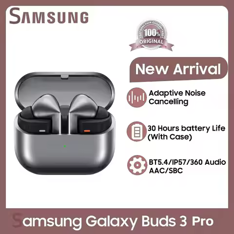 For Samsung Galaxy Buds3 Pro Wireless Earphone Noise Cancelling Bluetooth, 360 Audio, Hi-Fi Sound He