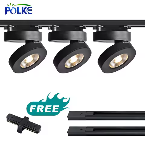 Led Track Light Fixture 7W 5W 3W COB Track Lighting Rail Spot Led Track Lamp For Living Room Spotlig