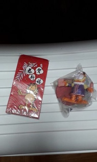 Garfield red packets n mini figure