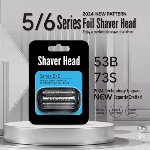 53B Replacement Shaver Head, Electric Shaver Replacement Blade Compatible with Braun Series 5 Electr