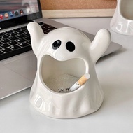 Cute ghost ashtray, super cute and healing, Xiaohongshu home use, funny, strange and good-可爱鬼烟灰缸超萌治愈感小红书家用搞怪稀奇高颜值灭烟沙6.3