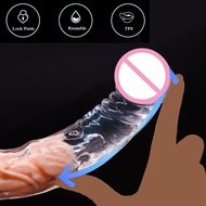 orderly Extend 4/7/10cm  Sleeve Realistic Condoms  Extender Delay Ejaculation Dildo Enhancer Male Cock Enlarge Sleeves For Men
