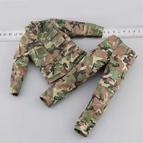 1/6 Soldier Story SS089 US. 82th Army Soldier 1989-1990 Military Camo Uniform Dress Suit Short Sleev