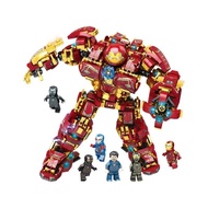 Leyi76026Building Blocks Avengers Iron Man Hulk Destroyer Children's Educational Assembly Toy War Me